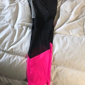 Pink yoga pants